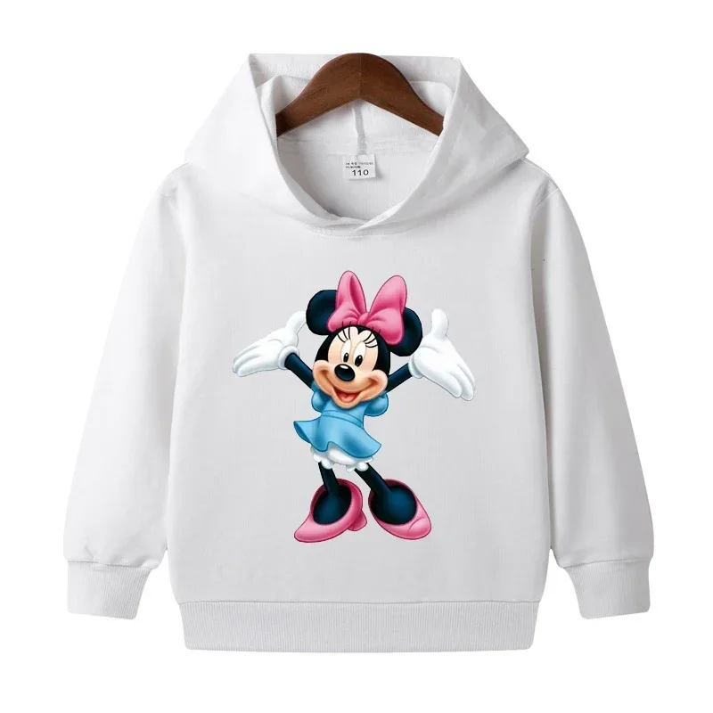 thumbnail image 1 of Sudaderas para bebés, sudaderas con capucha de dibujos animados para niños, primavera, niños y niñas, jerseys de Minnie y Mickey, jerseys casuales de Disney con capucha, ropa para niños, 1 of 5
