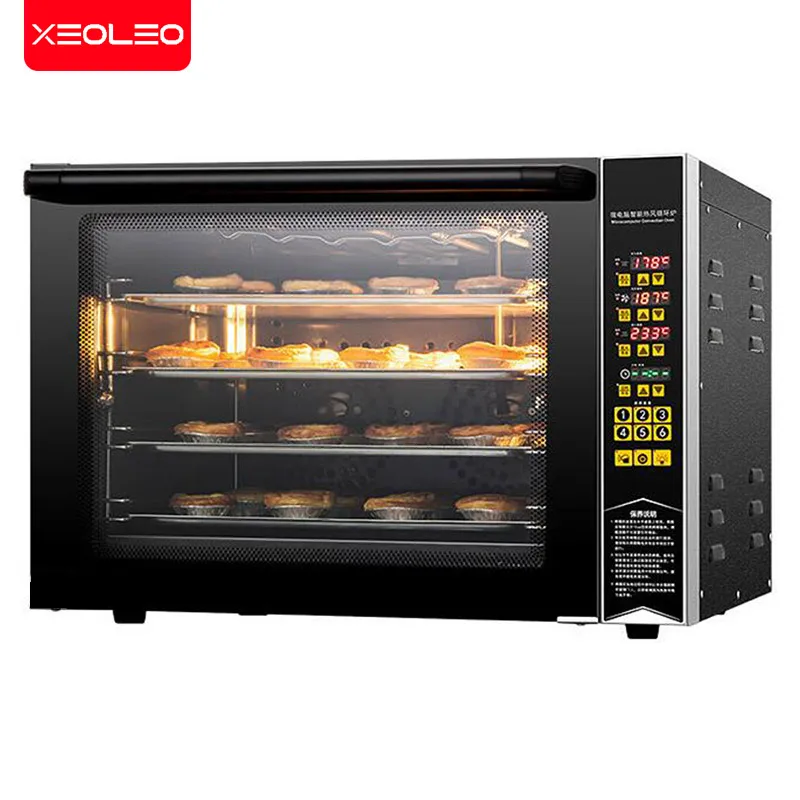 XEOLEO Electric Convection Oven Cake Baker 4 layer Commercial Toast Baking machine 4200W Heating Pizza/Egg Trat/Cookie/Bread 3