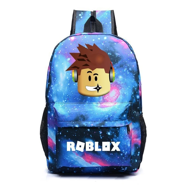 ROBLOX-mochila anime dos desenhos animados para alunos da escola, mochila  infantil, lancheira, estojo de lápis - AliExpress