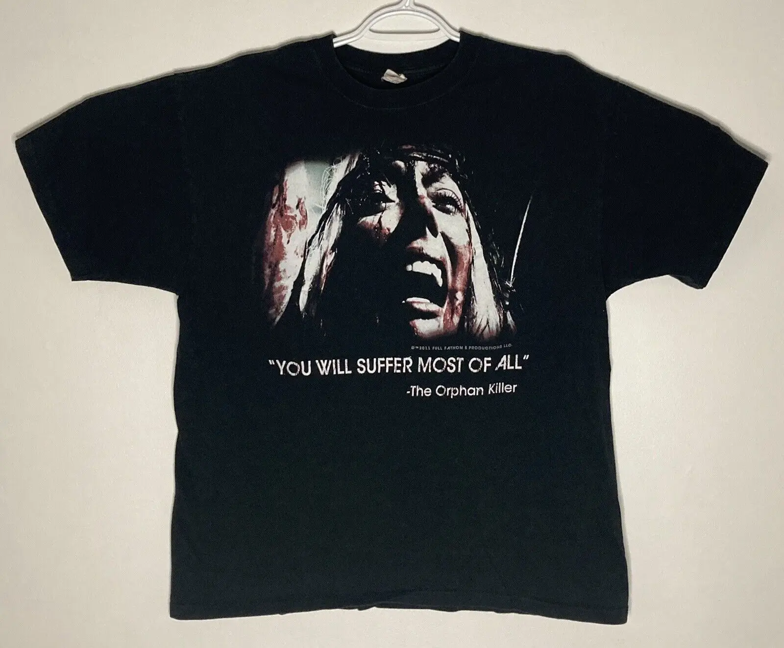 La Maglietta Del Film Horror Dell'Orphan Killer La Maggior Parte Delle Maniche Lunghe O Corte Extra Large