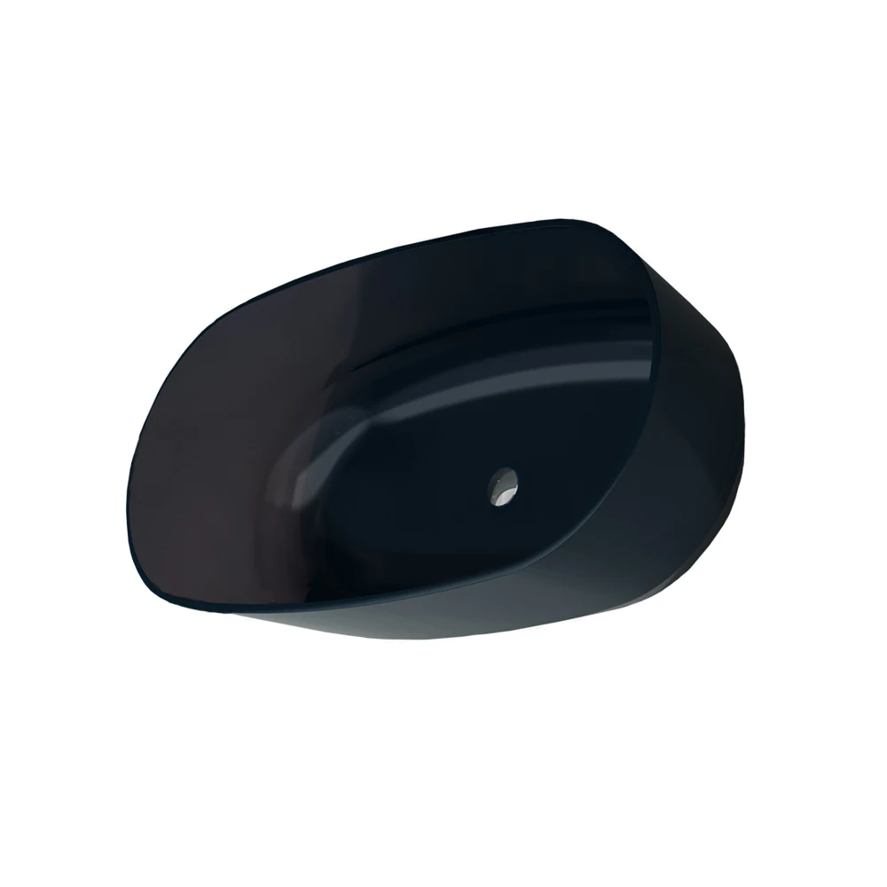 1600x700x530mm New Design Resin Freestanding Bathtub Online Celebrity Calla Blue Tub RS65901A 4