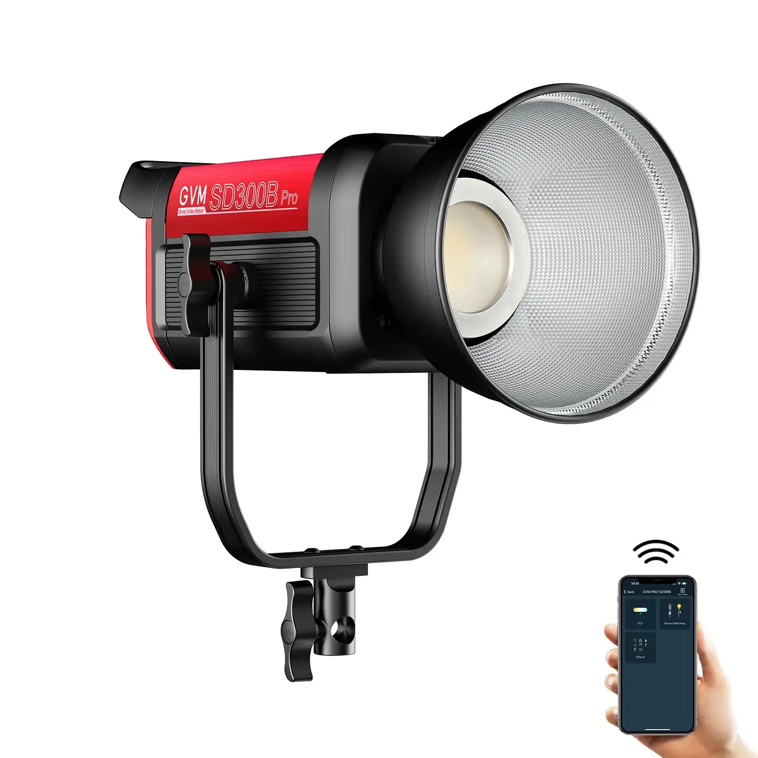 GVM SD300B Pro 300W Video Studio Lights with Bowens Mount Softbox & Stand 2700K~