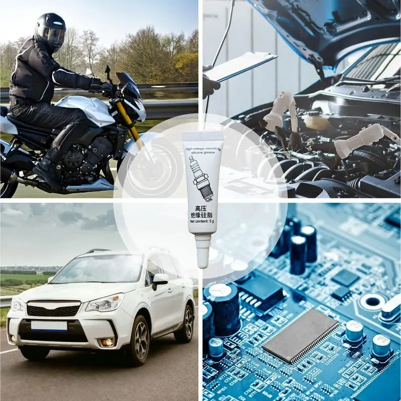 Dielectric Grease Automotive Waterproof Electrical Contact Grease High-voltage Silicone Vehicle Accessories