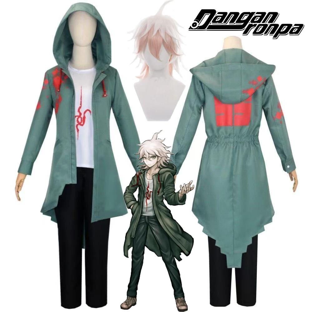 Danganronpa 2 Nagito Komaeda School Uniform Cosplay Costume