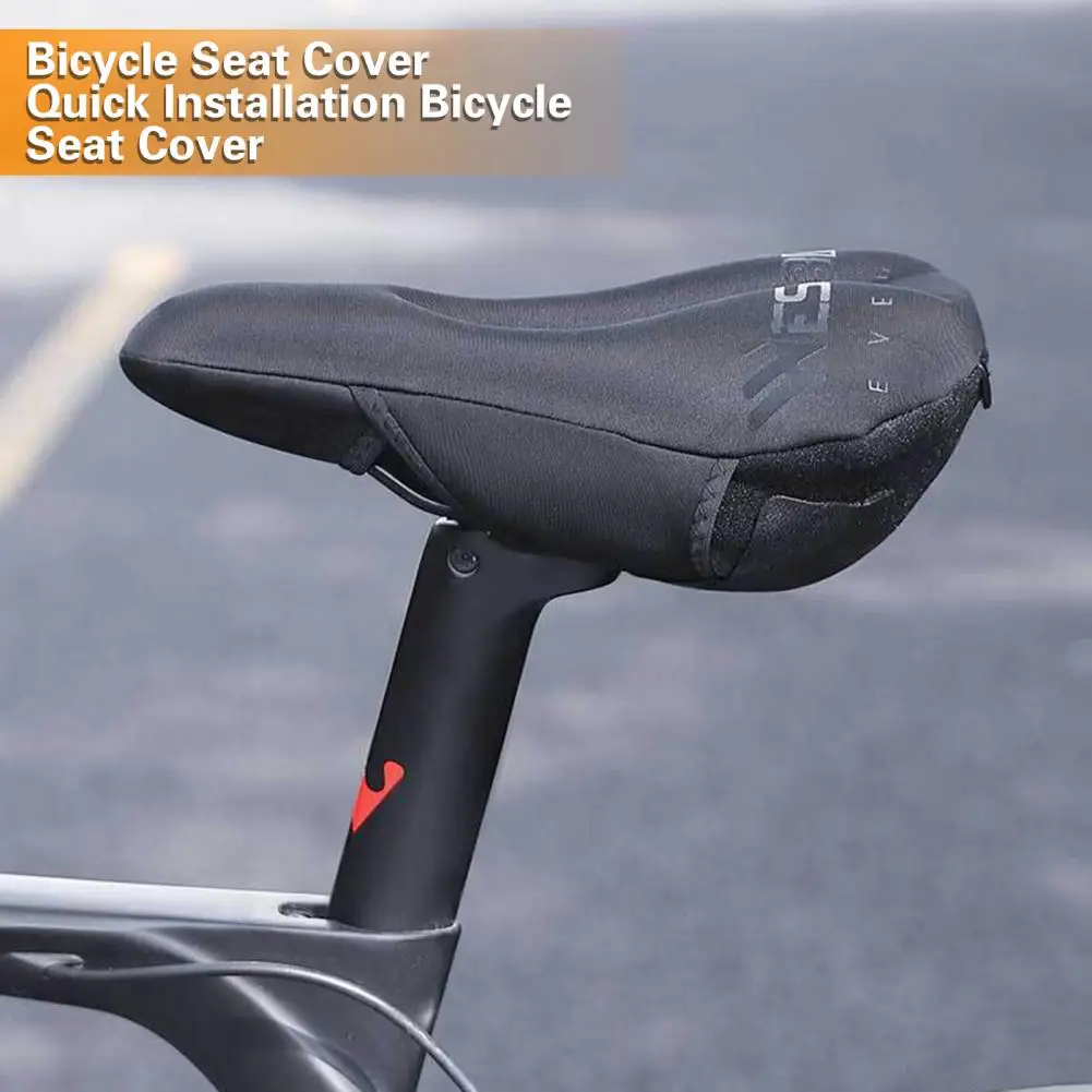 

Road Bike Saddle Cover Bicycle Seat Cover Durable Bicycle Saddle Cover Shock-absorbing Impact Resistant Non-slip Enhance Comfort