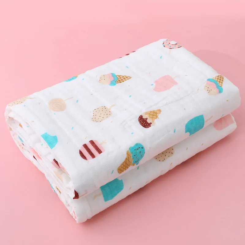 Luxurious Cotton Baby Bath Towel & Swaddle Blanket