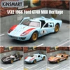 KiNSMART Toy Car Model 1/32 1966 Ford GT40 MKII Racing Rally Alloy Diecast Miniature Vehicle Collection Gift For Children Boy 1