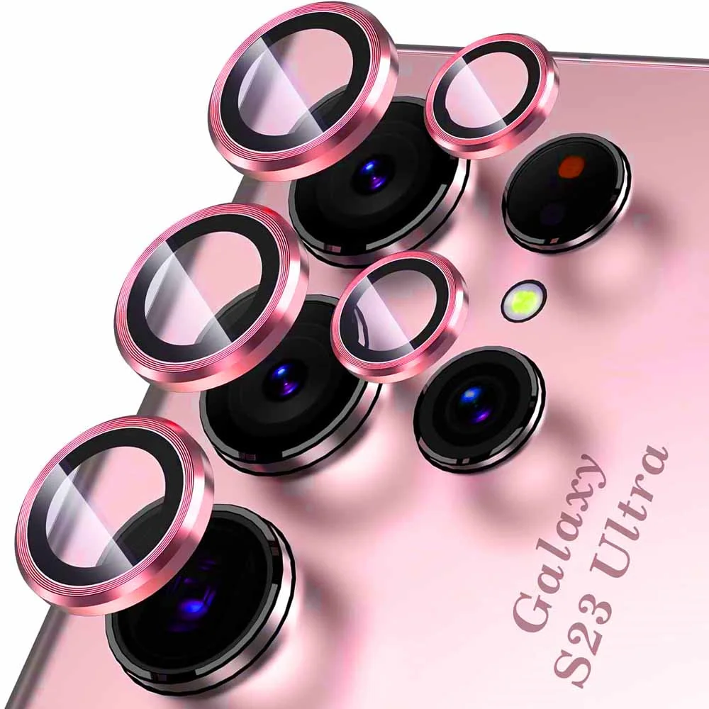 Enhanced Metal Camera Protection Ring with Tempered Glass Cover for Ultimate Camera Safety