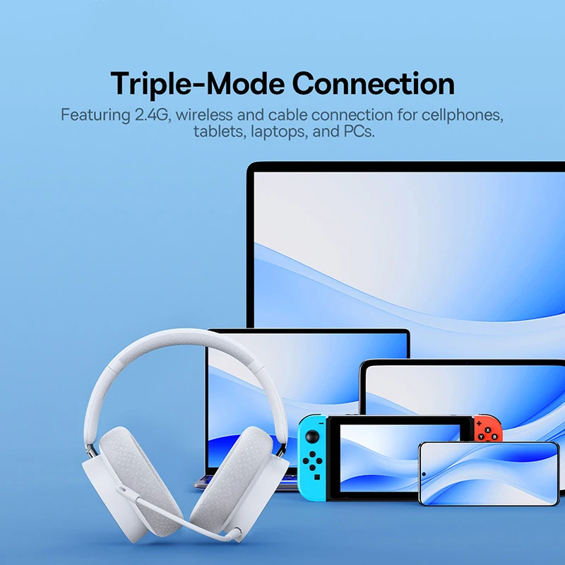 Baseus GH02 سماعات الألعاب اللاسلكية مع ميكروفون س...