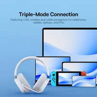 Baseus GH02 Wireless Gaming Headsets with Mic Headphones Bluetooth 5.3 40mm Driver 2.4G/Wireless/Cable RGB Overhead Headphone - Image 5