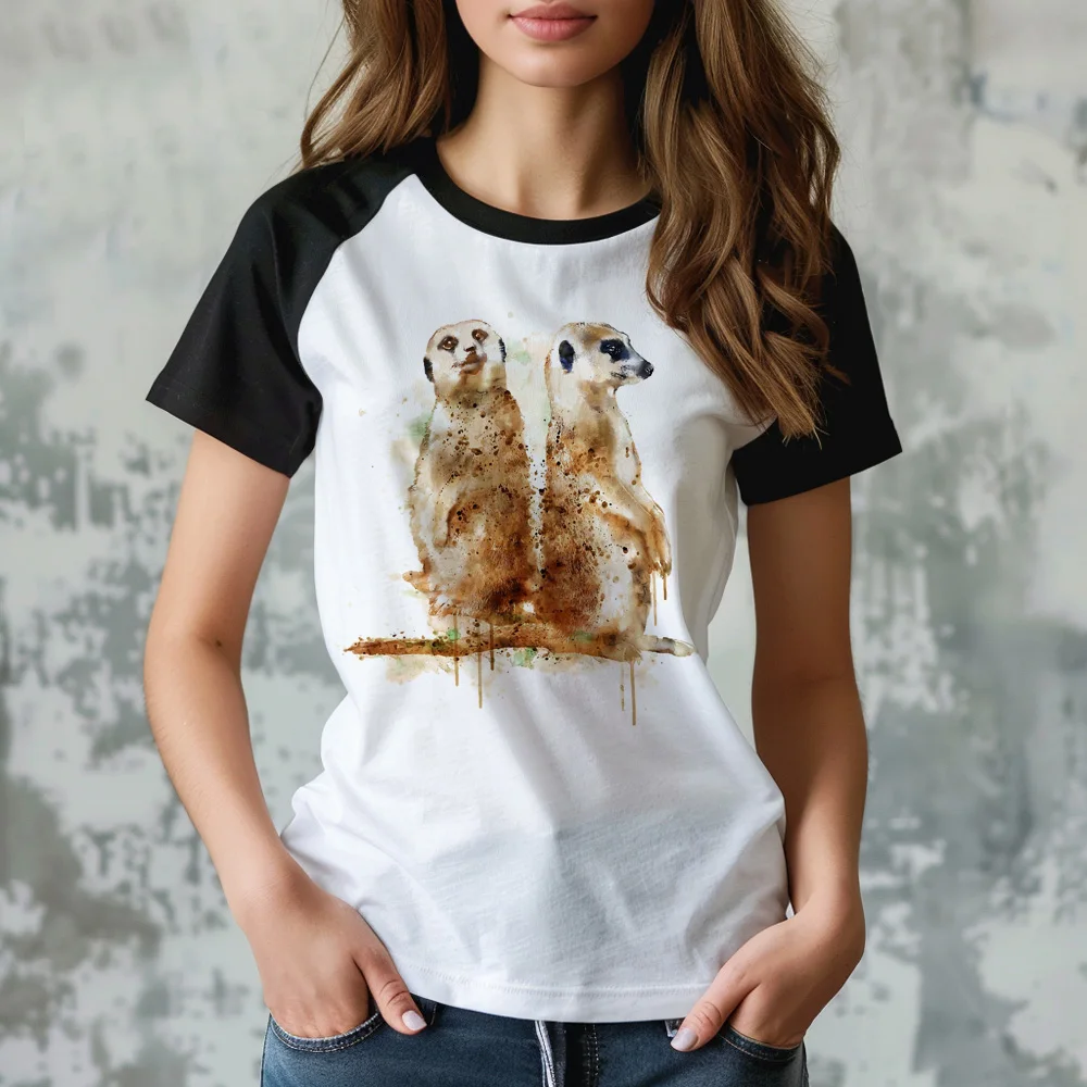 

Meerkat top women harajuku designer tshirt girl designer y2k clothes