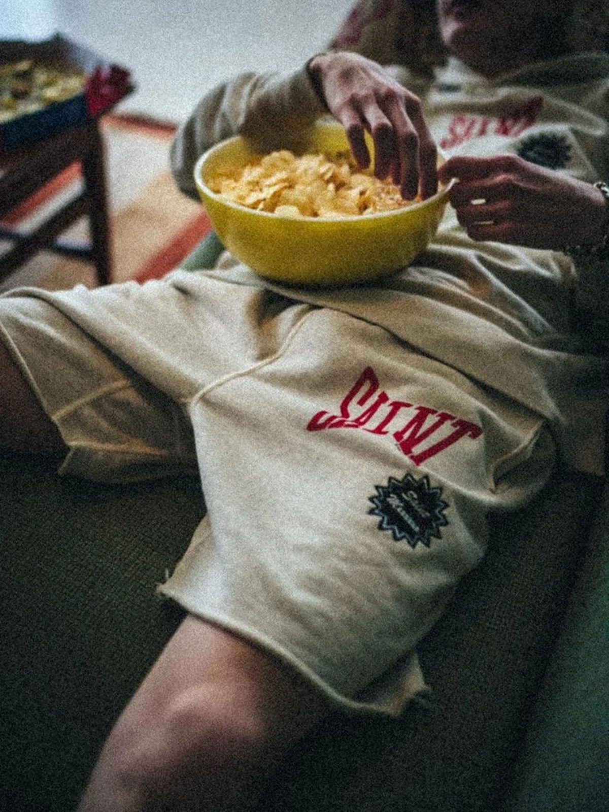 Cooocoll Fashion Classic Style SAINT Vintage Logo Print Loose Pants Streetwear Summer Sport Washed Old Casual Shorts For Men