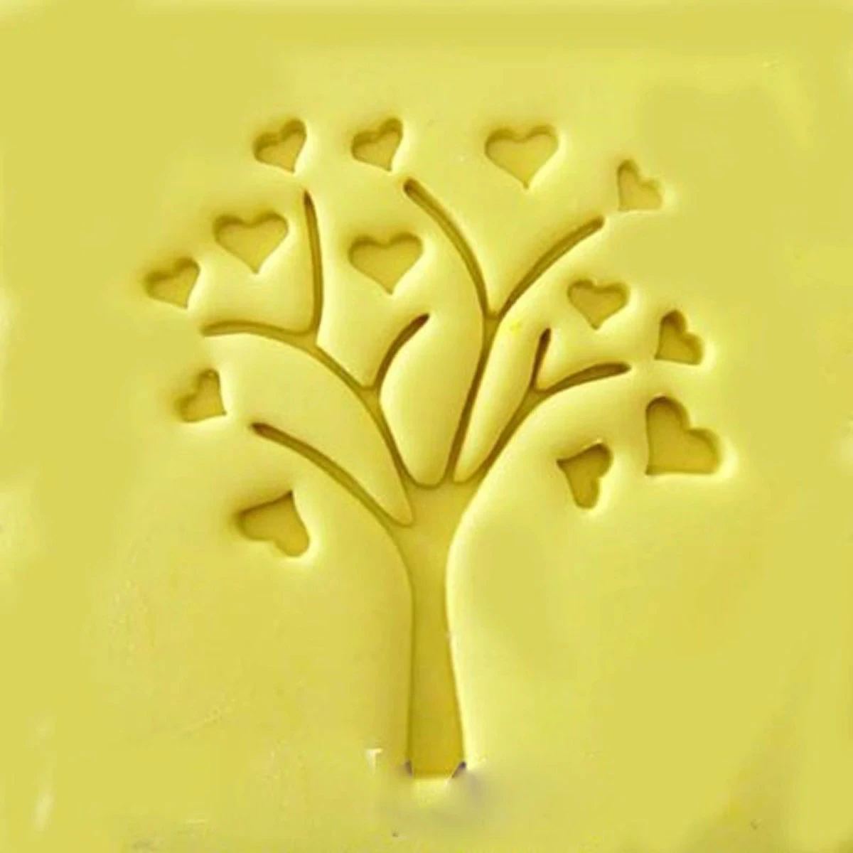 Creative Tree Pattern Stamp Home Cleaning Natural Seal Acrylic Transparent Imprint Soap Stamp For Handmade Making Chapter