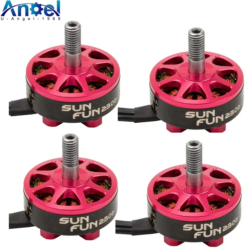 Brushless Motor SUN FUN 2306 1750KV 2500KV CW Thread 4-6S for RC FPV Racing Drone Quadcopter Spare Parts 4pcs/lot