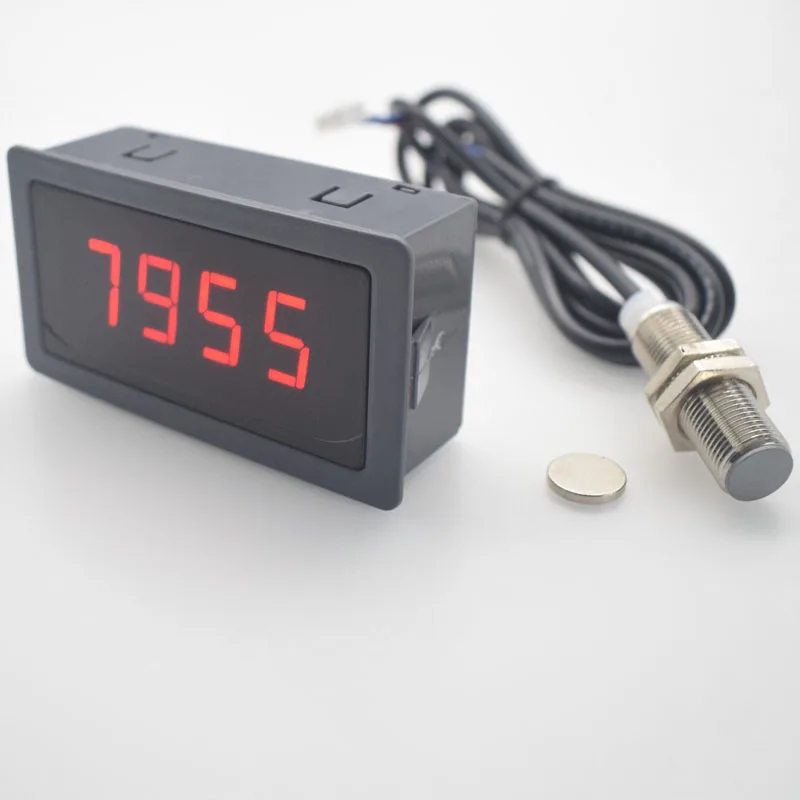 Description Picture 5 of itemDC8-24V LED Tachometer RPM Speed Meter With Hall Proximity Switch Sensor NPN Speed Measuring Instruments