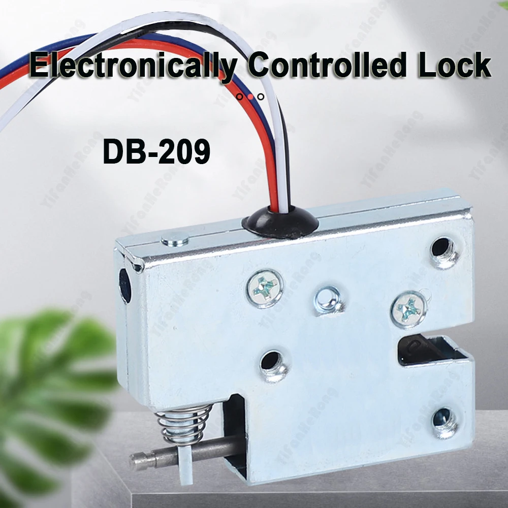 Electrical Lock DB-209 DC-12V Picks Latch Electromagnetic Lock for Electronic Locker Smart Cabinet Lock for Door Home