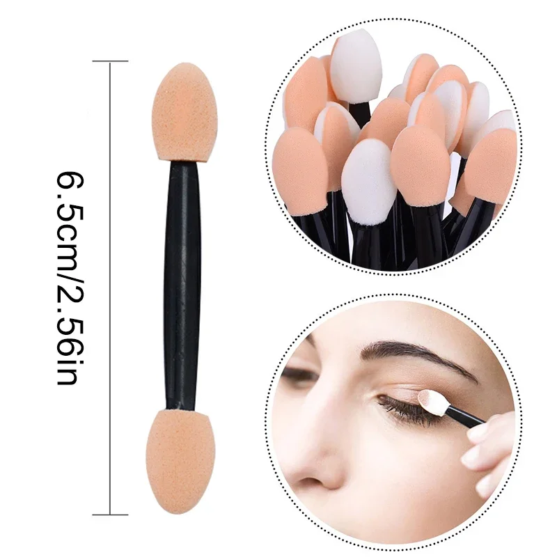Disposable Eyeshadow Brush Portable Double End