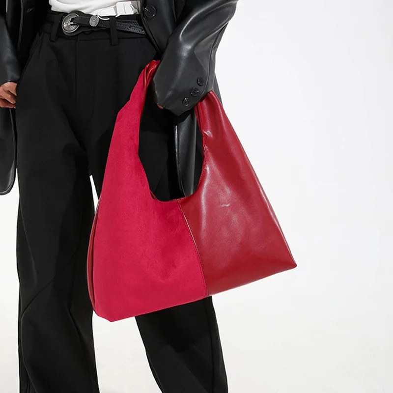 High-End Luxury Design Leather Women's Hobo Bag Popular Elegant Commuter Totes Daily Vintage Trendy Shoulder Bag​