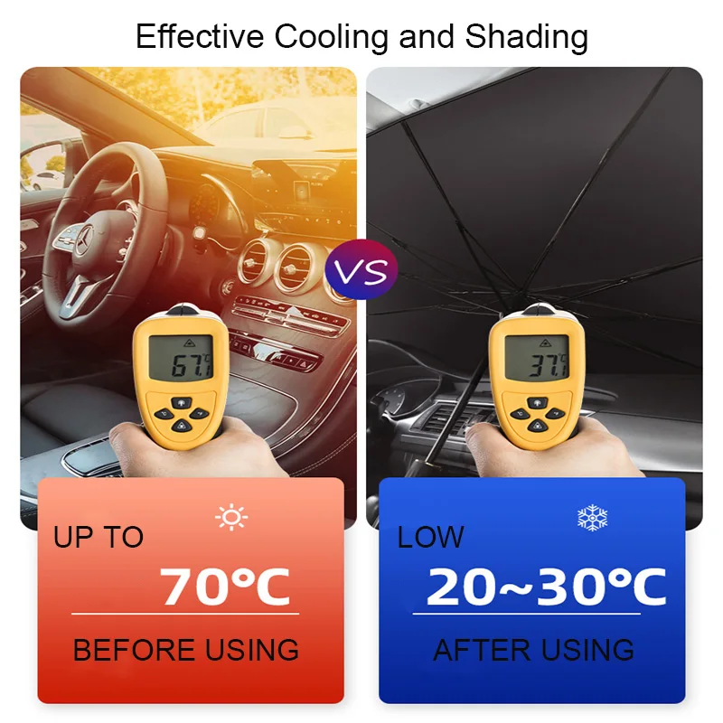 Car Sunshade Umbrella Car Sun Shade Protector Parasol Summer Sun Interior Windshield Protection Accessories For Auto Shading car sunshade windshield sunshade windshield sun shade