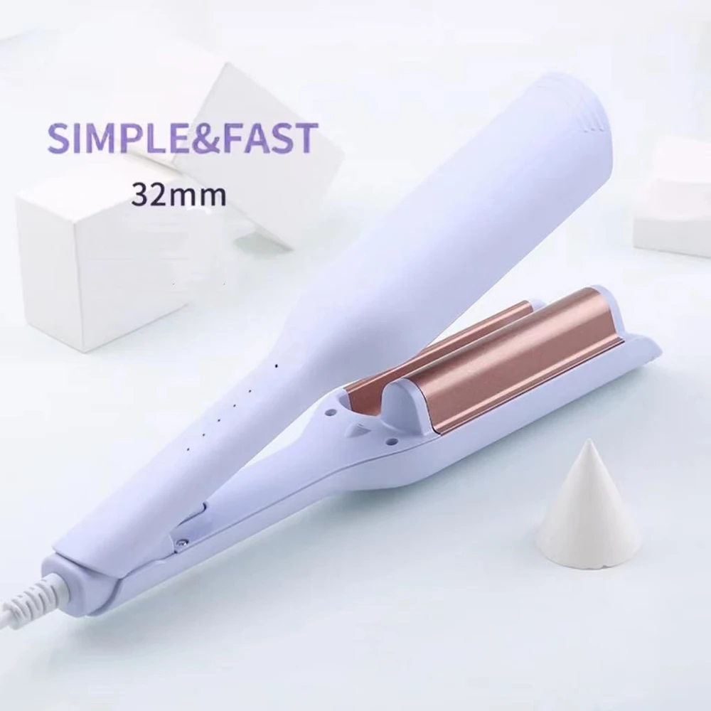 32MM Deep Wave Electric Egg Roll Curling Iron Curling Tool Long Lasting Styling French Waver Styler Wand Tools