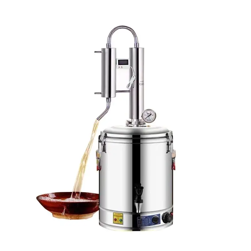 

30L Alcohol Whisky Moonshine Still Small wine steamer, pure dew distillation machine, small household essential oil extractor