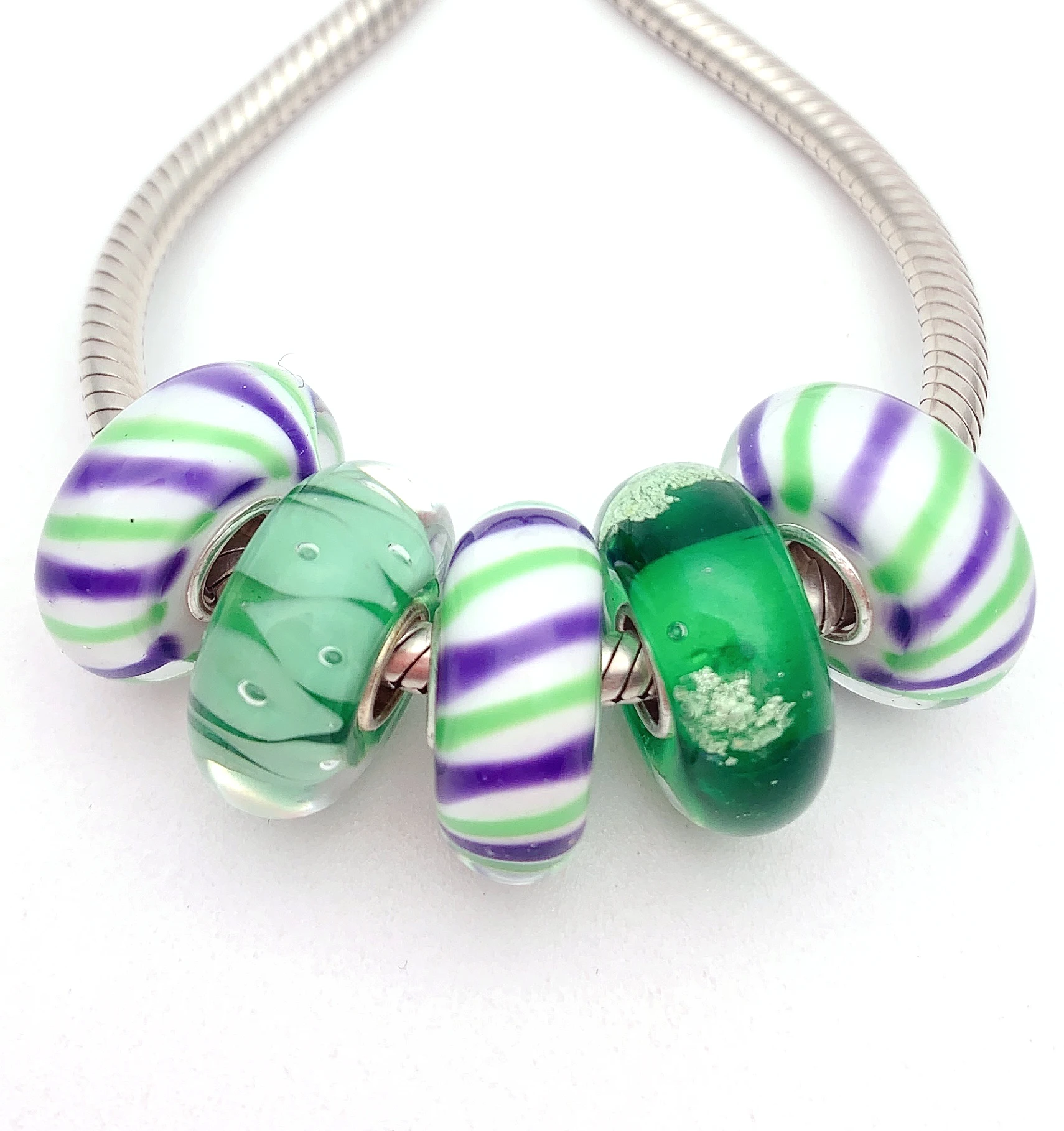 Бусины-шармы YG726 из серебра 100%