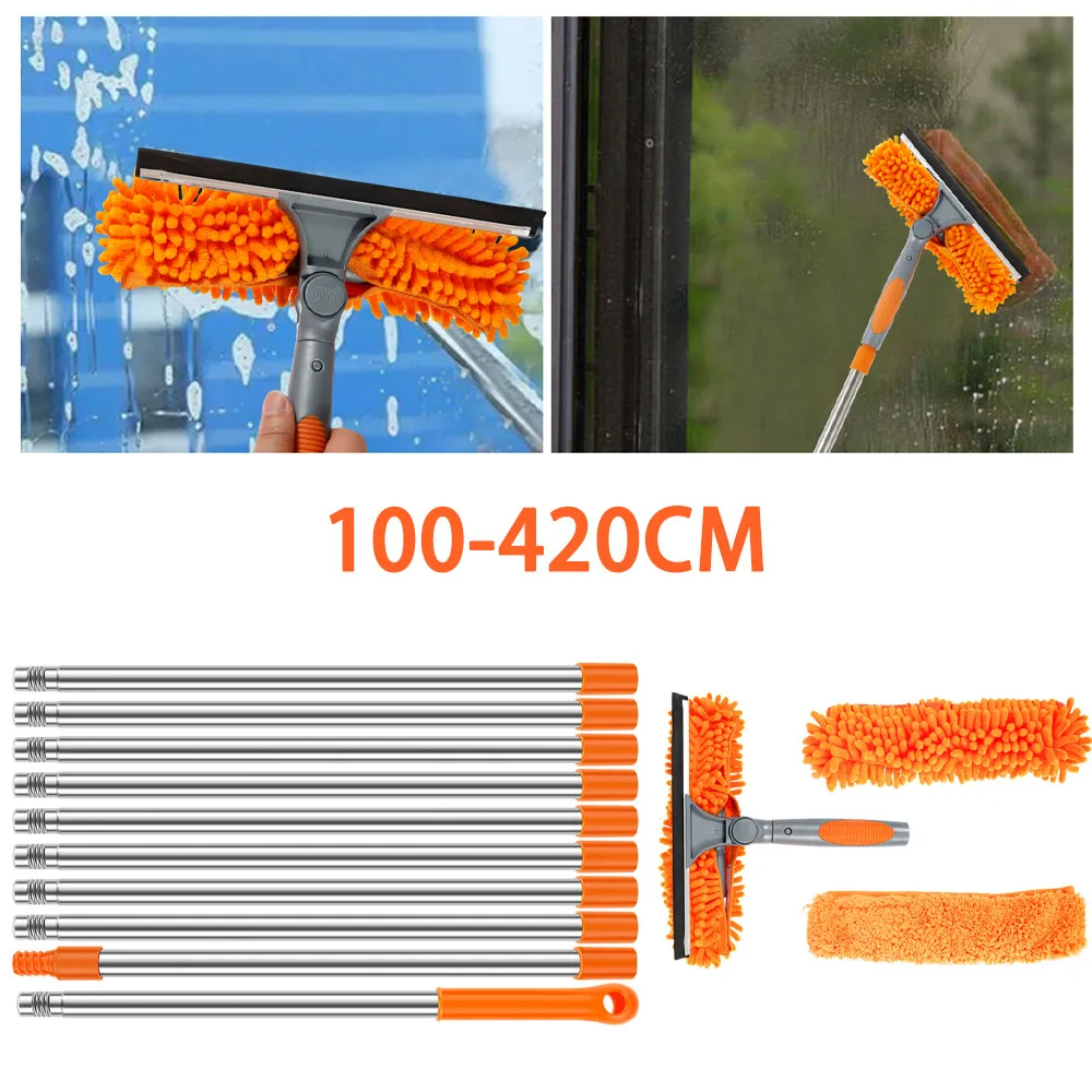 Extendable Window Cleaner 2 in 1 Window Cleaner