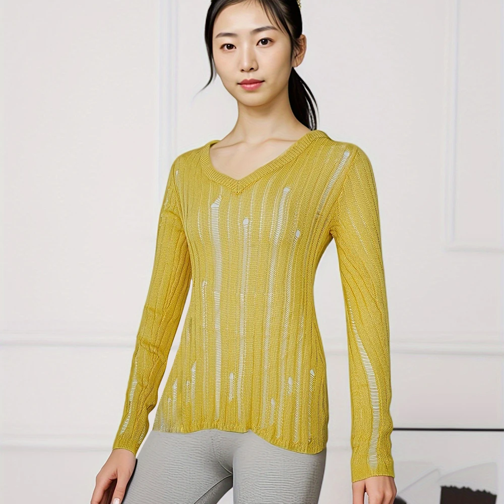 

New Ice Silk Knitted Vest Top Summer Hollow Out Thin Bottoming Streetwear Womens Clothing