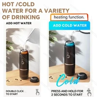 Portable Espresso Coffee Maker 2 Cups Fit Nespresso Pods or Coffee Powder Machine for Travel Outdoo USB-Typec Port Coffeer 2