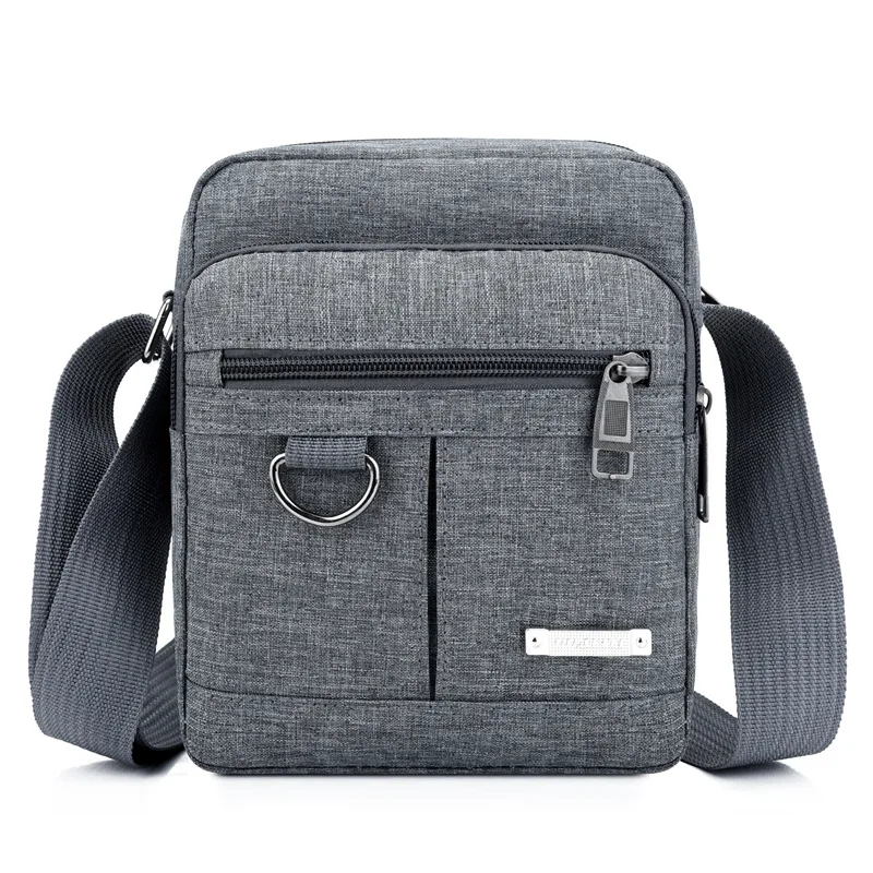 

New Casual Fashion Men's Canvas Shoulder Bag Men Messenger Bags Simple Lightweight Small Travel Bag Crossbody Bag