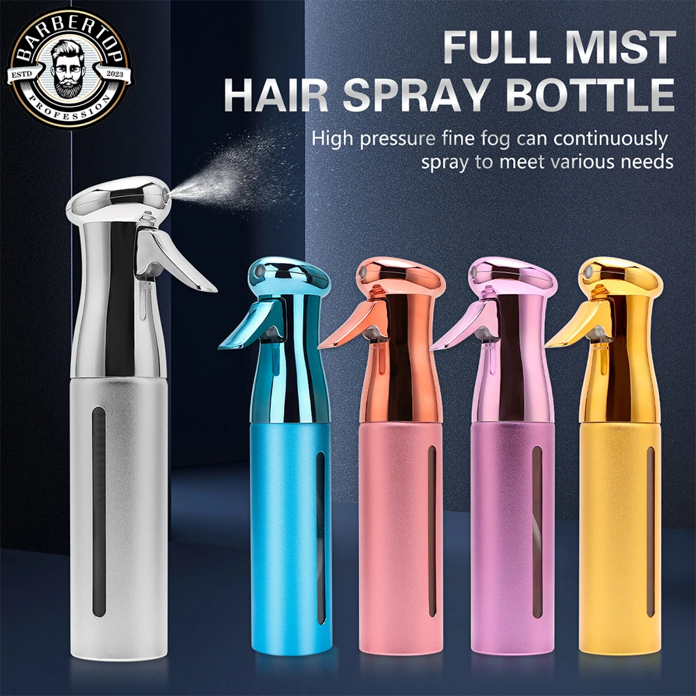 Plating Spray Bottle Salon Haircut Watering Can Durable Speciality Barber Refillable Bottles Stylist Hairdressing Tools