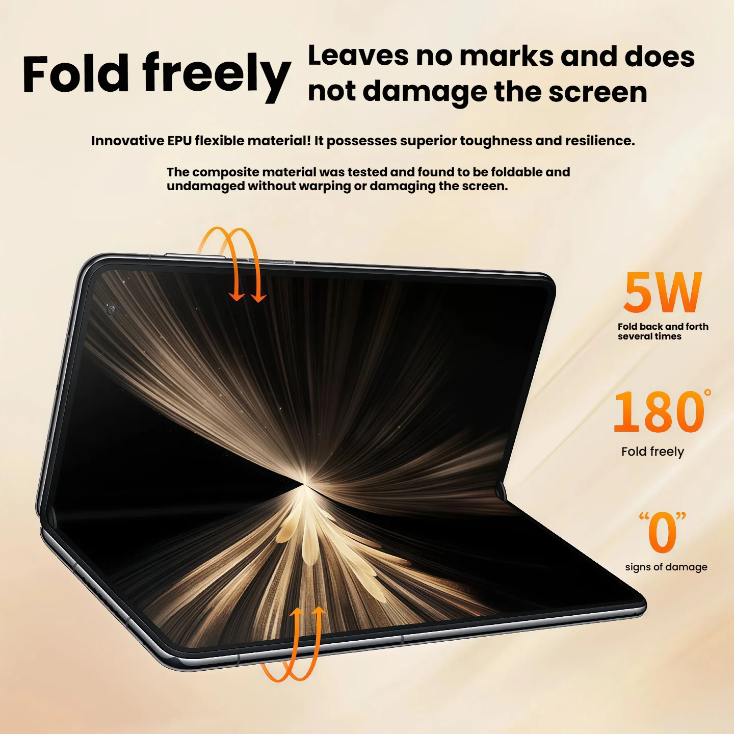2 Pezzi Protezione Schermo per Galaxy Z TriFold/Z Fold 7/Z Fold 6, Pellicola Protettiva per Telefono Pieghevole con Posizionamento Automatico Ultra Trasparente - Image 5