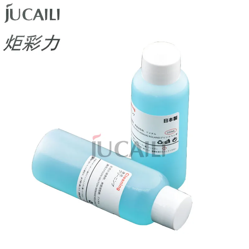 Jucaili DTF Cleaning Liquid For Epson Roland DX5 4720 printhead Printer Cleaning Solution Ink Cleaner Outdoor photo machine