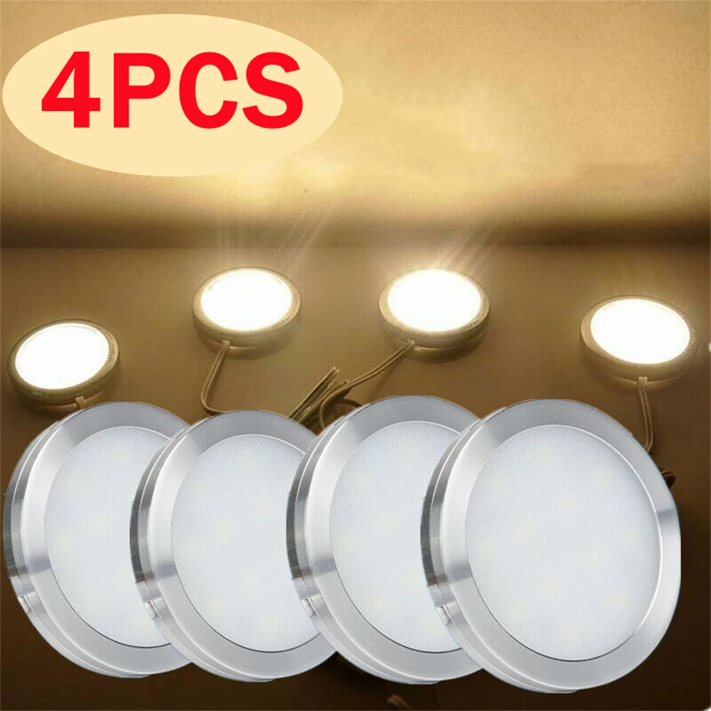 4Pcs Led Light 12V Caravan Lampade Da Soffitto Luci A Led Lampada Da Lettura Per Tetto Per Auto Barca Camper Van Car Interior Lighting