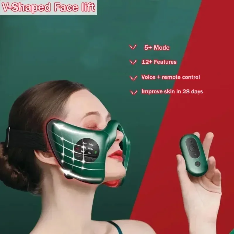 V Shape Face Lifting Massager for Women Rechargeable Anti Wrinkle Facial Beauty Device To Tighten Skin and Firm Face At Home
