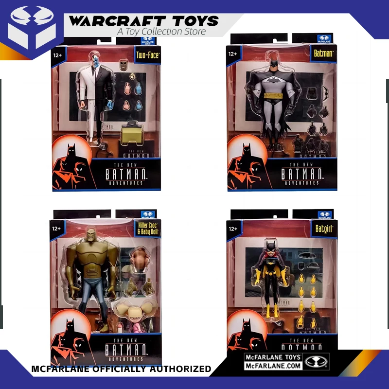 

Игрушки McFarlane серия анимационных приключений: Бэтмен, убийца Крока, два лица, Бэтгерл, DC Multiverse, 6-дюймовые подвижные фигурки
