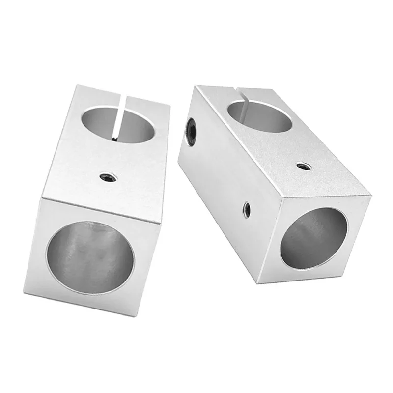 Shaft Connector Shaft Coupler Rigid Shaft Coupler Pipe Frame Connector T-type Fixed Column Optical Shaft Cross Connector Clamp Block Inner Hole Diameter 8 10 12 15 16 20 25 30 mm
