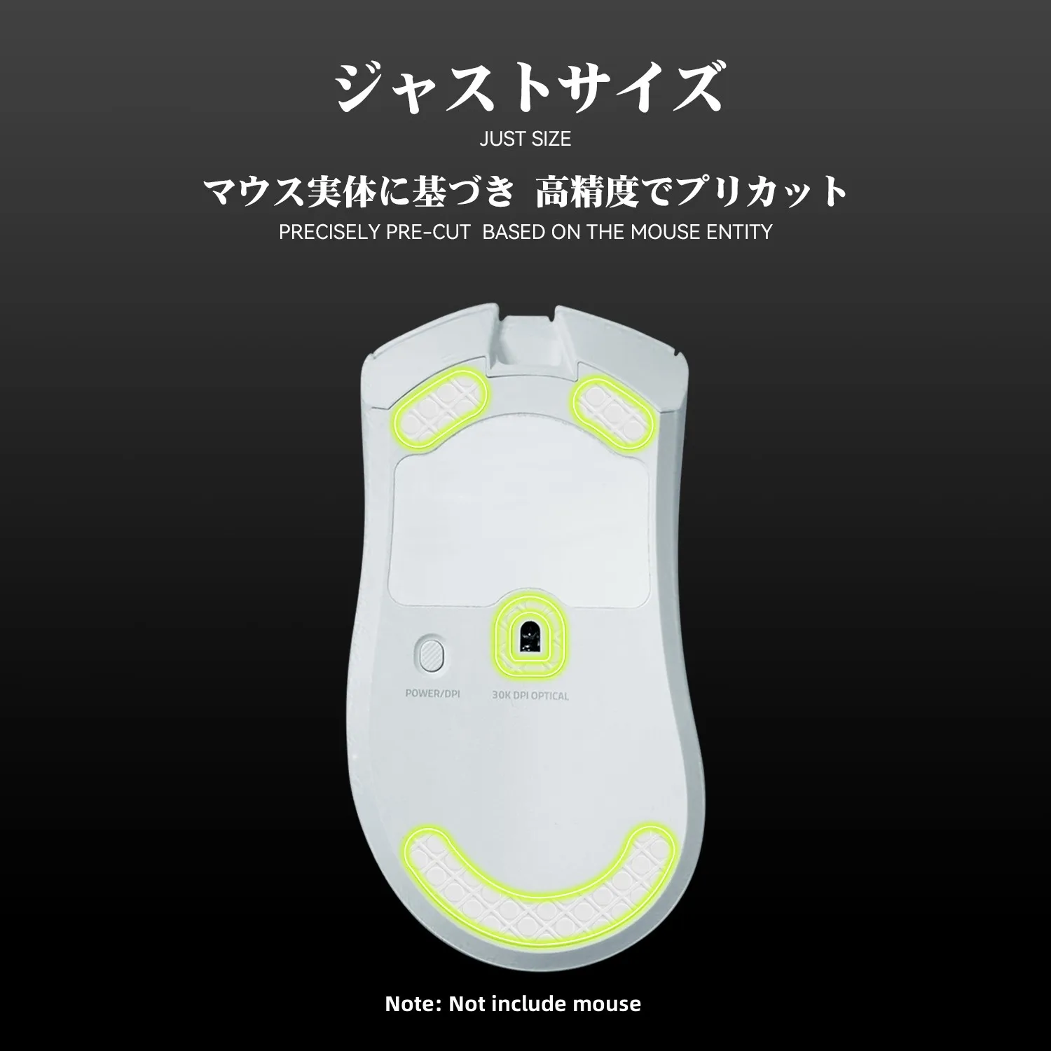 TALONGAMES - Juego de 2 patines de mouse con bordes redondeados y curvados compatibles con Razer