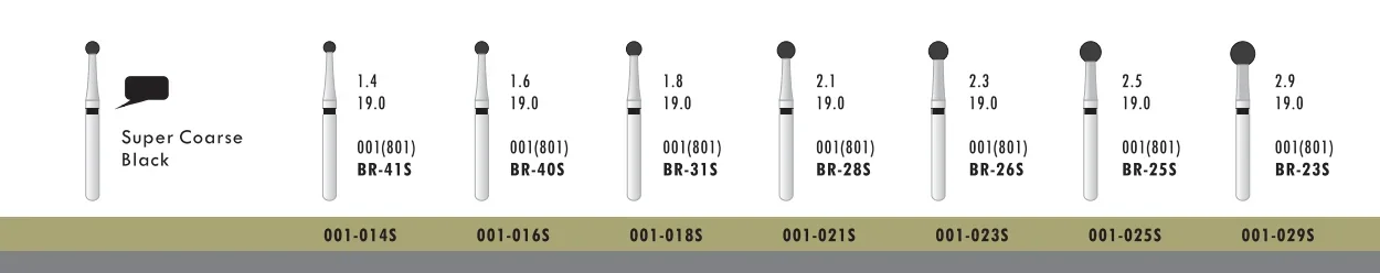 10 teile/los Zahn bohrer Odontologia Ball Runde Diamant bohrer FG Schaft für 1,6mm Hoch geschwindigkeit shand stück Zahnmedizin Schleif werkzeuge – Detail 2