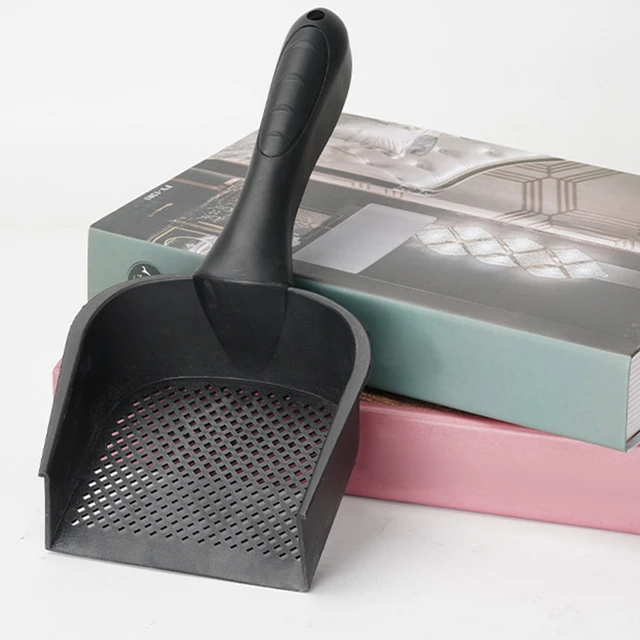 Household Cat Litter Scoop Humanized Handle Strong Durability Plastic Cat Sand Sifter for Easy Waste Removal Litter Cleaning