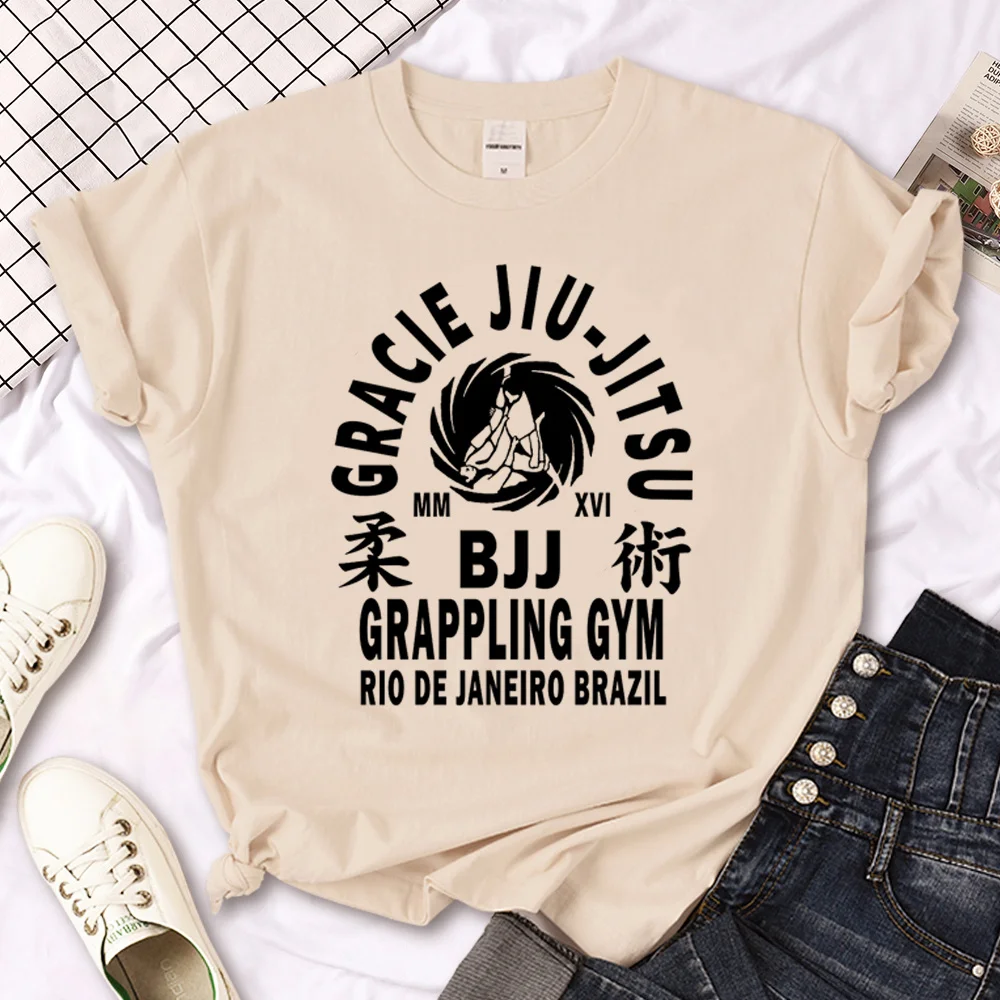 

Bjj Jiu Jitsu t shirt women anime graphic t shirt girl Japanese streetwear comic clothing