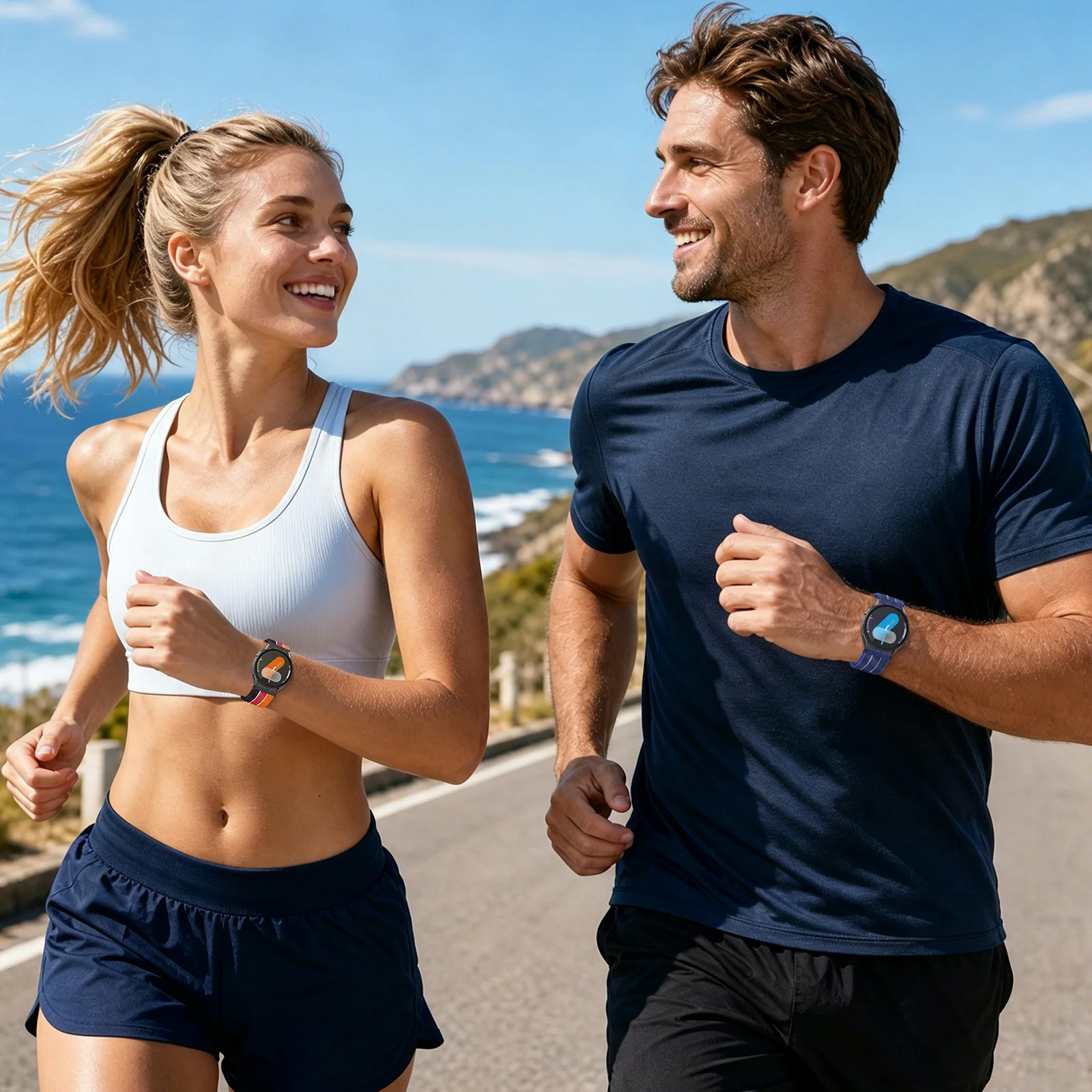 Sport Nylon Breathable Bracelet Strap - 20/22mm