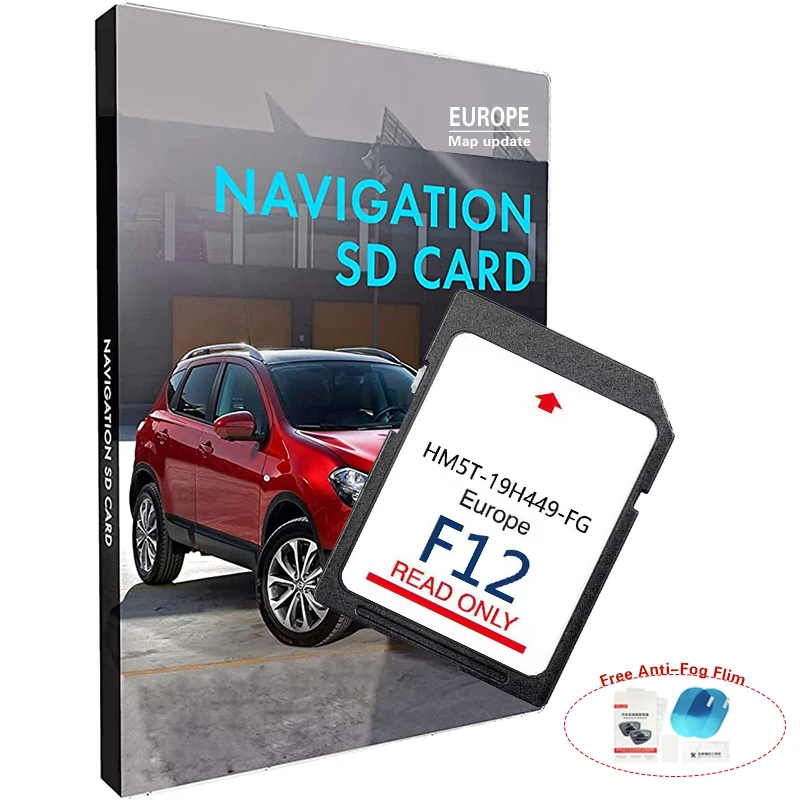 QIDUHUQI GPS-Navigation SD-Karte 2023 Europa Für Ford Sync2 F11 - HM5T- 19H449-FF