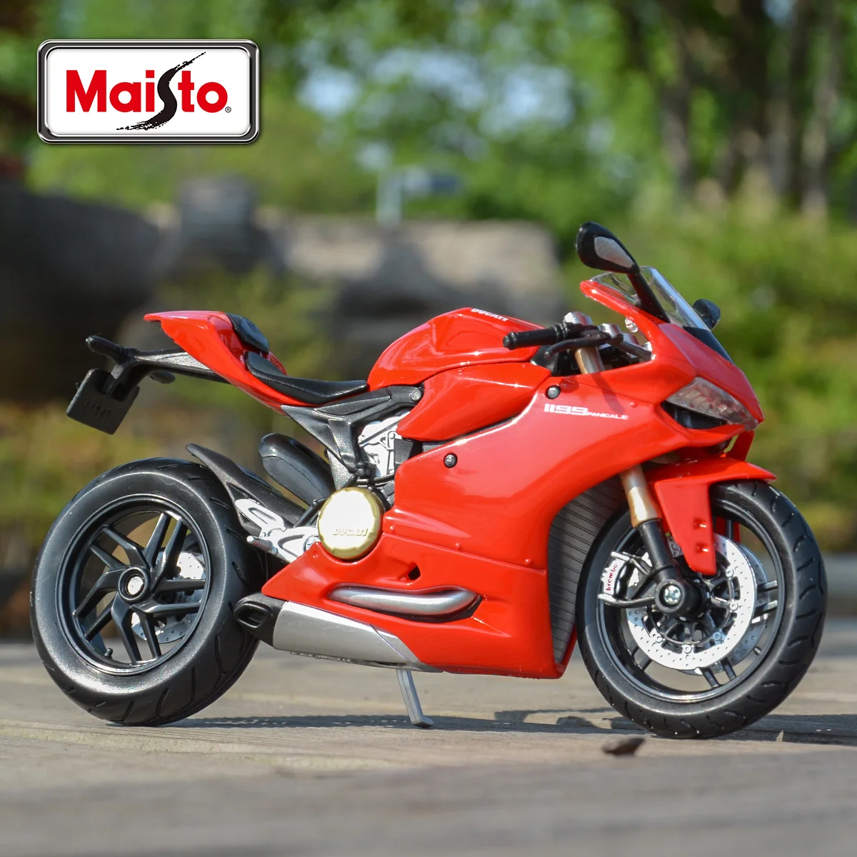 Maisto 1:12 DUCATI 1199 Panigale Alloy Racing Motorcycle Model Diecasts Metal Street Sports Motorcycle Model Childrens Toys Gift images - 6