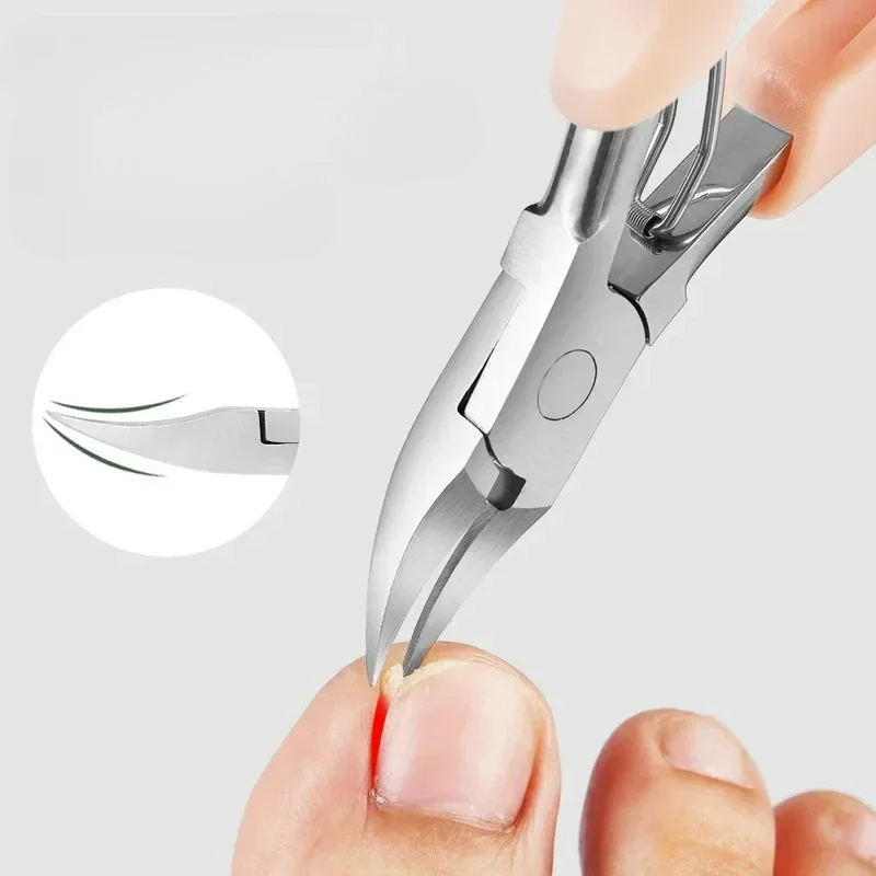 Nail Scissors Manicure Pedicure Tools Toenail Clippers Dead Skin Remove Ingrown Nipper Cuticle