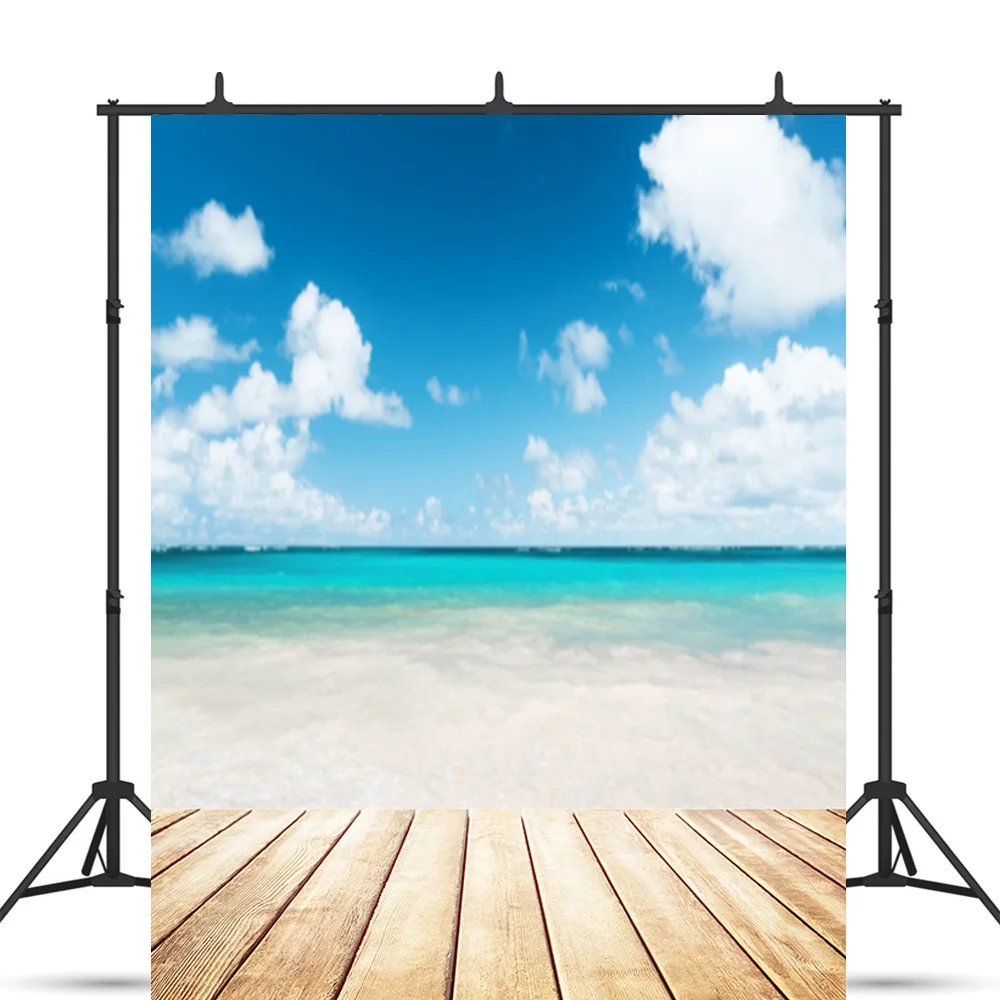 

Sandy Beach Holiday Summer Setting Sun Photography Backdrop Prop Coconut Tree Landscape Window Photo Studio Background JK-23