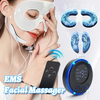 EMS Facial Lifting Massager Current Muscle Stimulator Face Beauty Machine Skin Tightening Antiwrinkle Face Skin Care Dark Circle 1