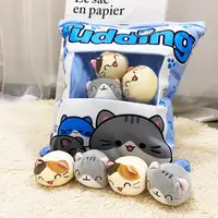 New Creative Snack Bag Pillow Short Plush,PP Cotton Eye-catching Addition To Any Room Doll Pillow Cushion Wholesale High Quality 1
