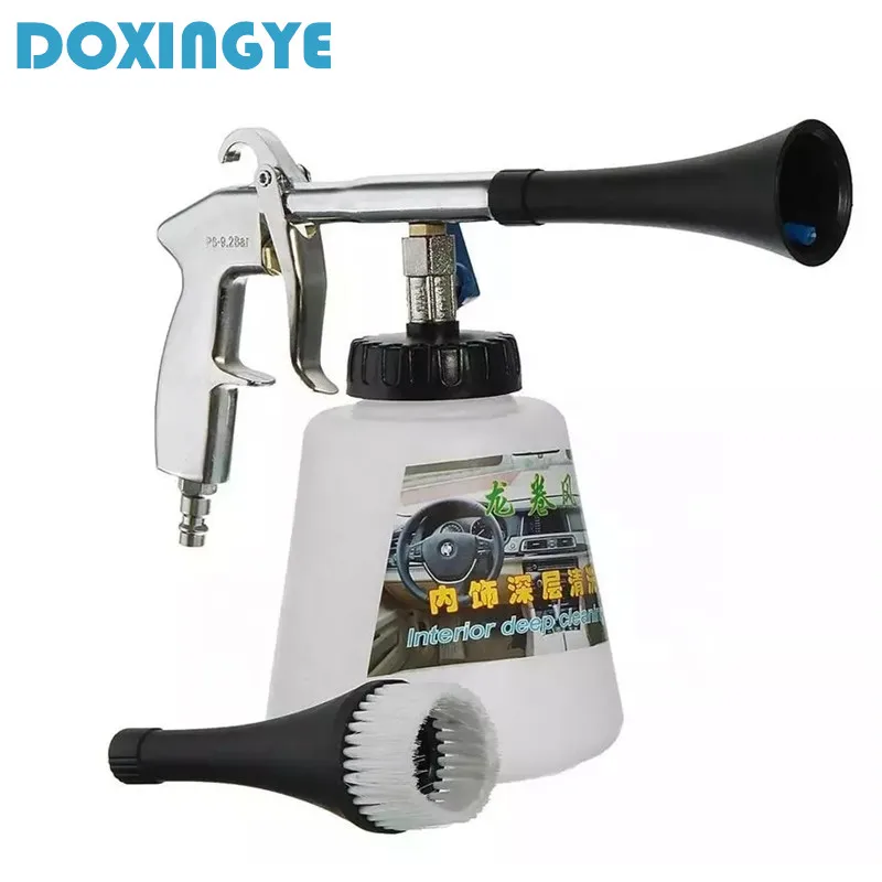 

Car Interior Dry Cleaning Water Gun Dust Remover High Pressure Car Washer Car Deep Clean Washing Foam Tornado Cleaning Tool