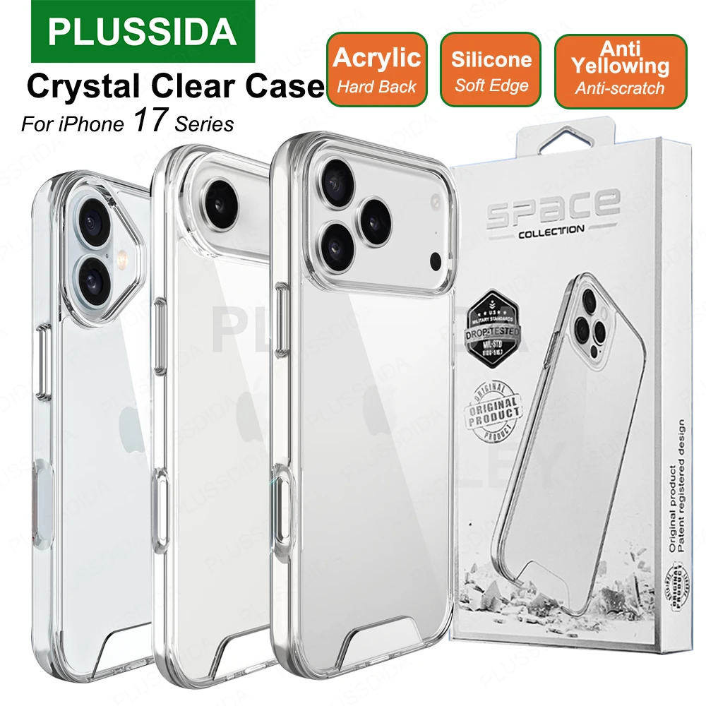 Original Beauty Transparent Acrylic Clear Phone Case Cover